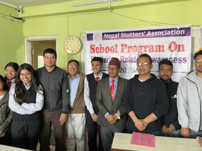 school awareness group photo